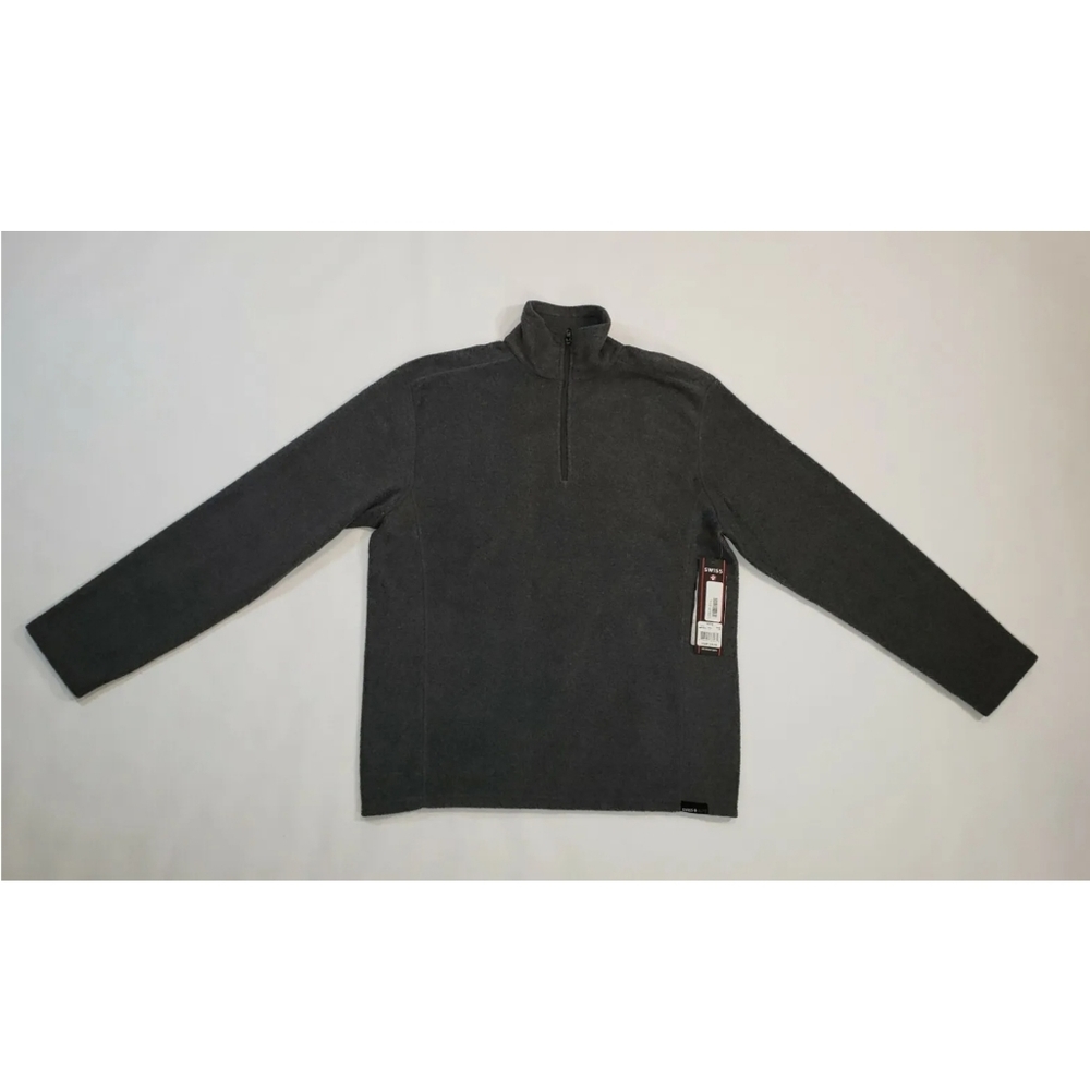 Swiss Alps 1/4 Zip Arctic Fleece Jacket Men's Large Warm & Cozy!